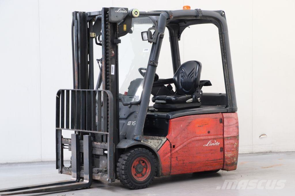 Linde E16-01 Elektriniai šakiniai krautuvai