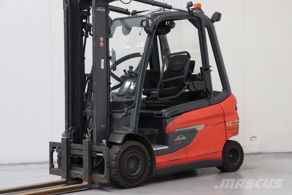 Linde E25L-01 Elektromos targoncák