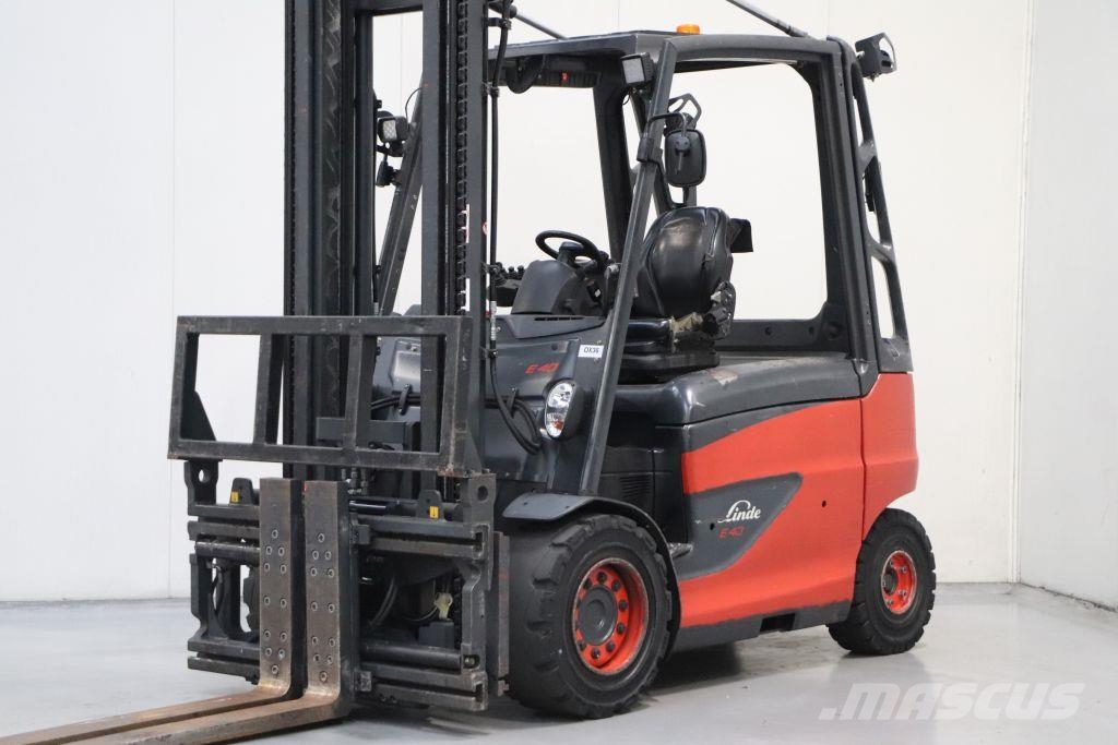 Linde E40H-01/600 バッテリーフォークリフト