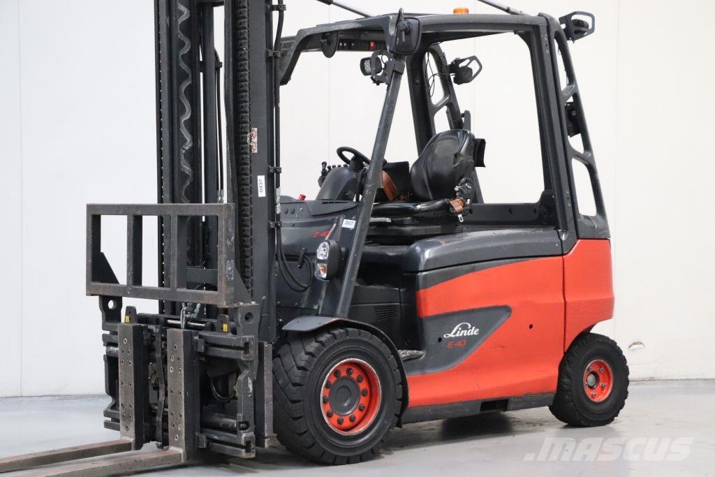 Linde E40H-01/600 バッテリーフォークリフト