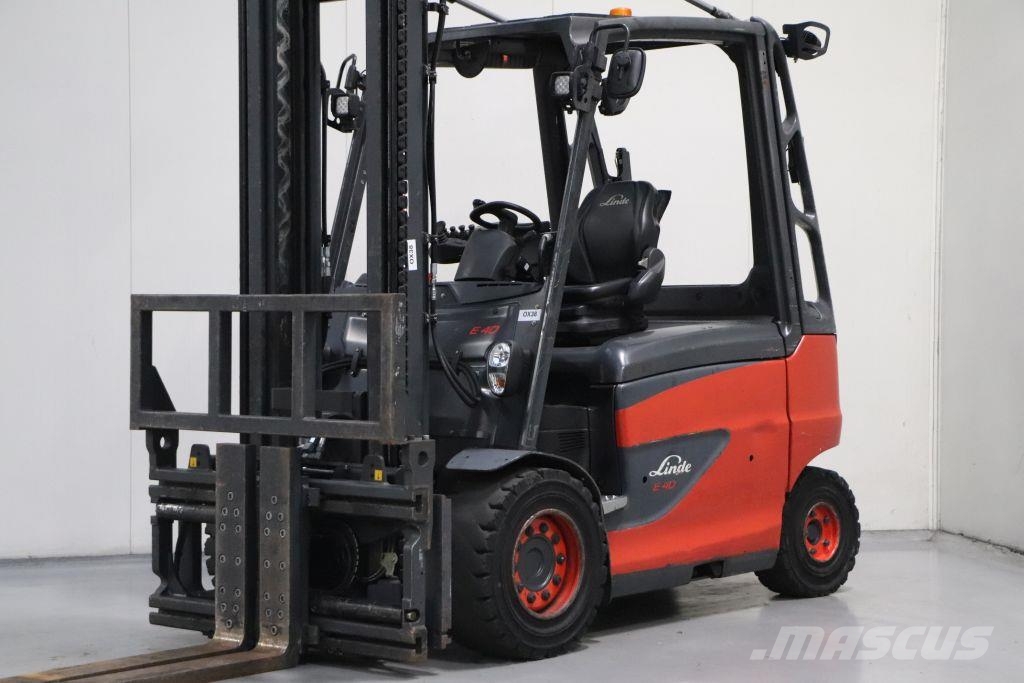 Linde E40H-01/600 バッテリーフォークリフト