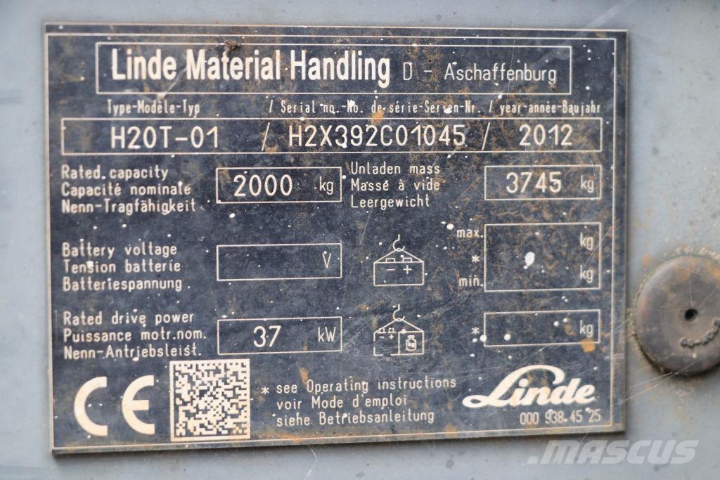 Linde H20T-01 Chariots GPL