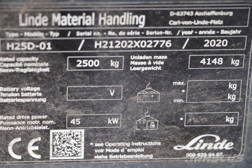 Linde H25D-01 شاحنات الديزل
