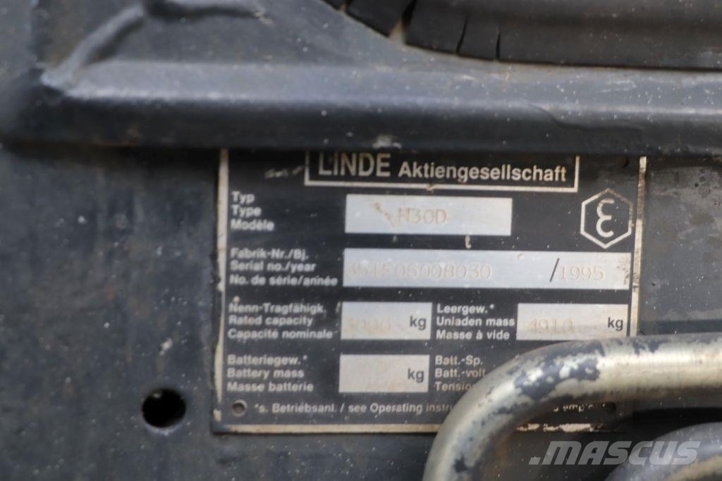 Linde H30D Dízel targoncák