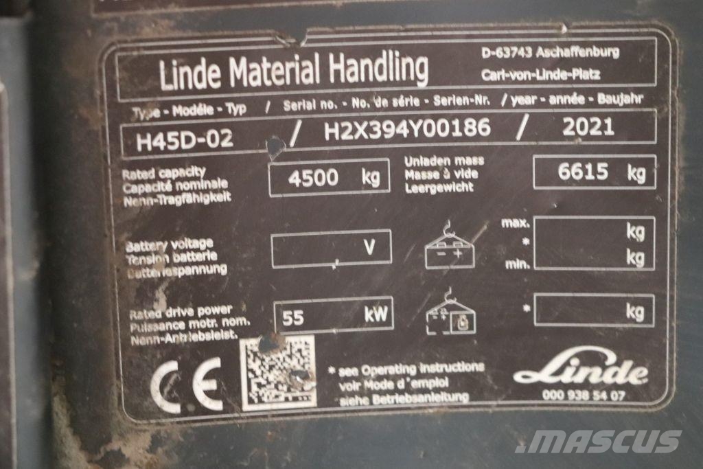 Linde H45D-02 Chariots diesel