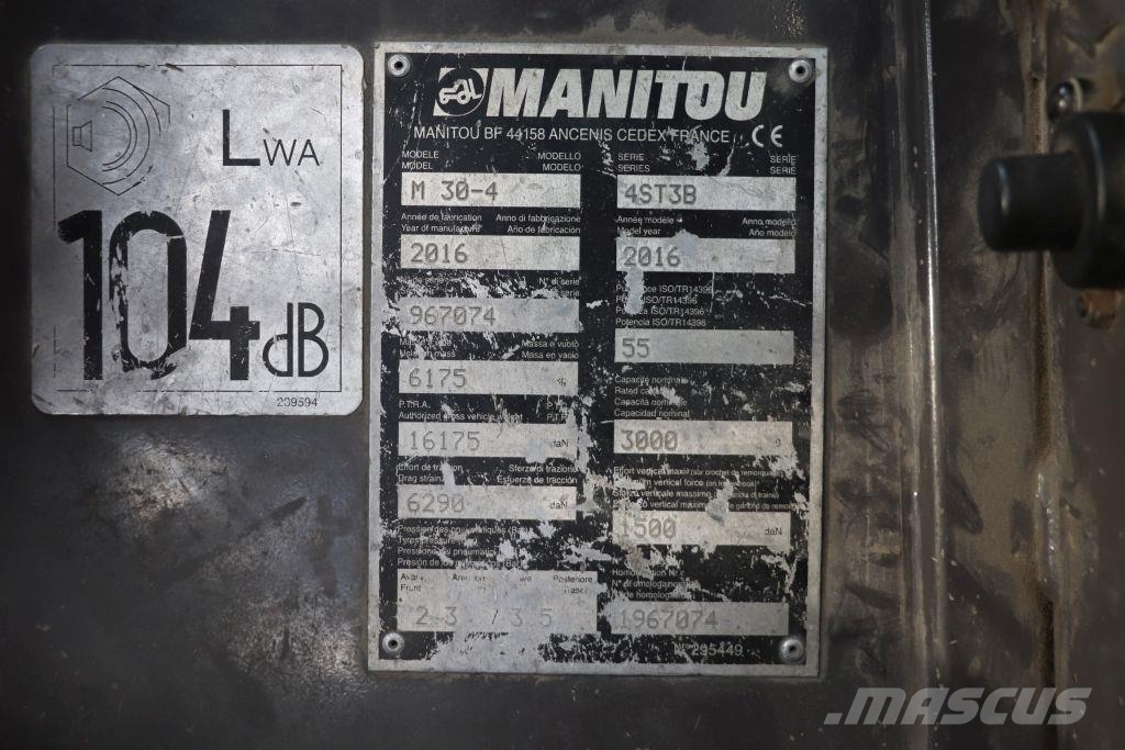 Manitou M30-4 Visureigiai krautuvai