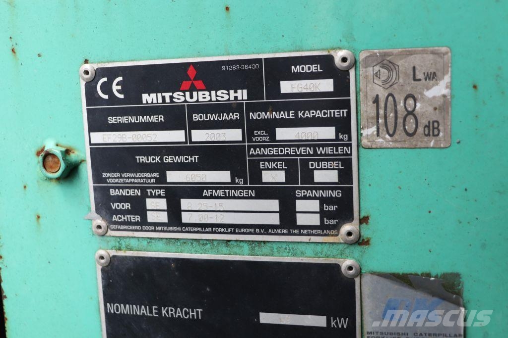 Mitsubishi FG40K Propan trucker