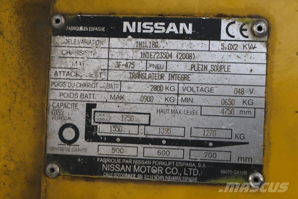 Nissan 1N1L18Q Električni viličarji