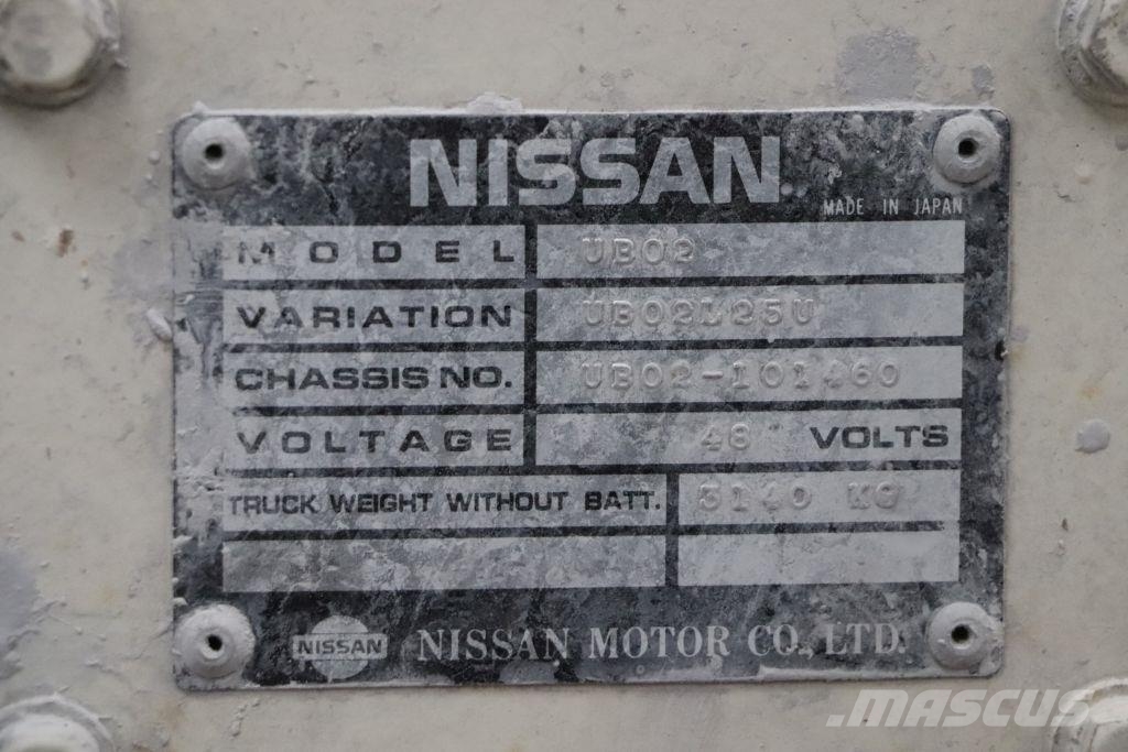 Nissan UB02L25U Electric forklifts