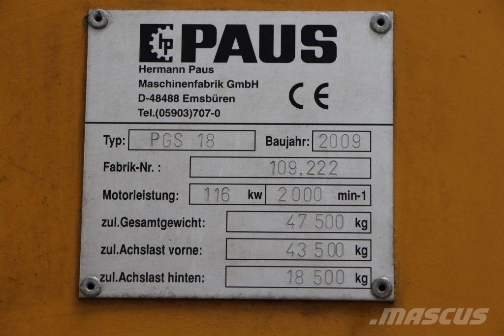 Paus PGS 18 Dieseltrukit