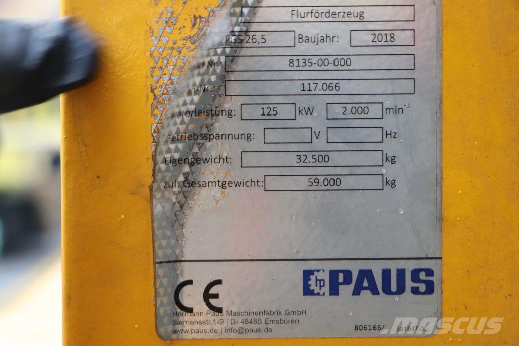 Paus PGS26,5 Dieseltrukit