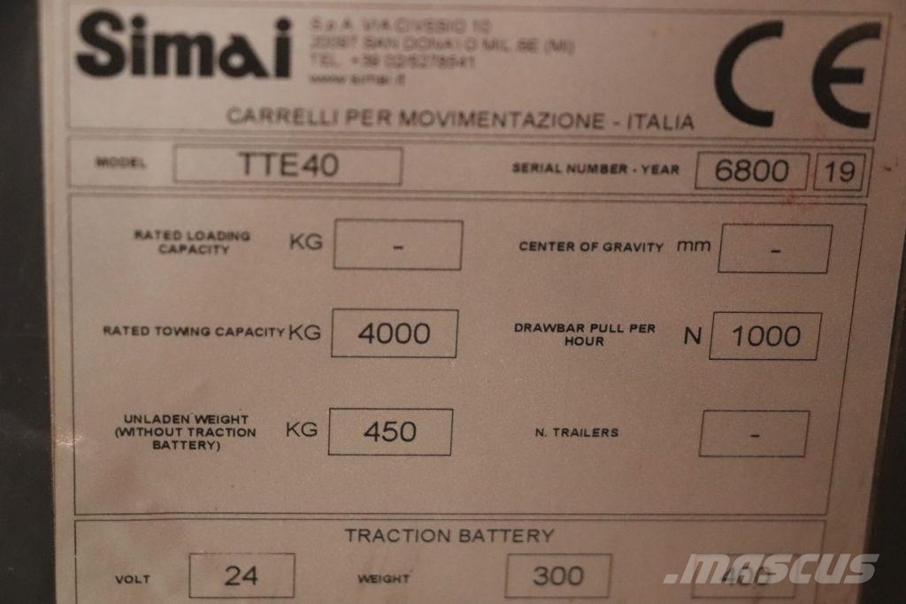 Simai TTE40 Vetotrukit
