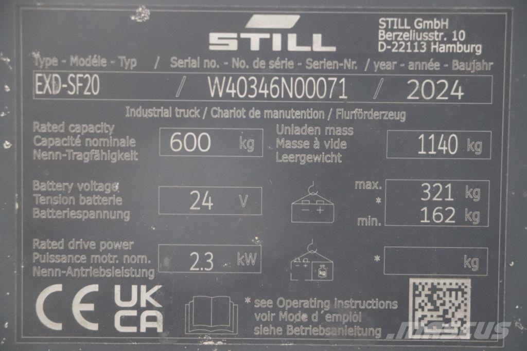 Still EXD-SF20 Transpaleta manuala