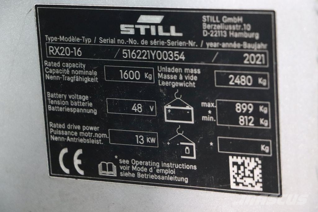 Still RX20-16 Sähkötrukit