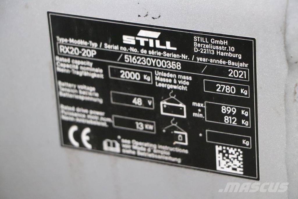 Still RX20-20P 전동 지게차