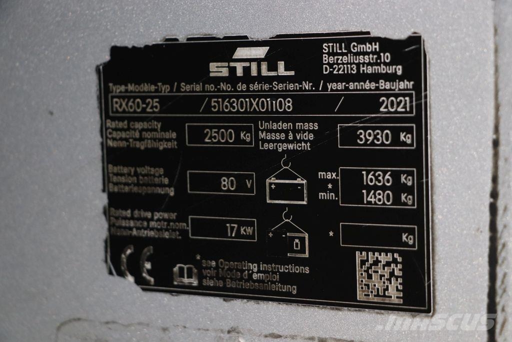 Still RX60-25 Carrelli elevatori elettrici