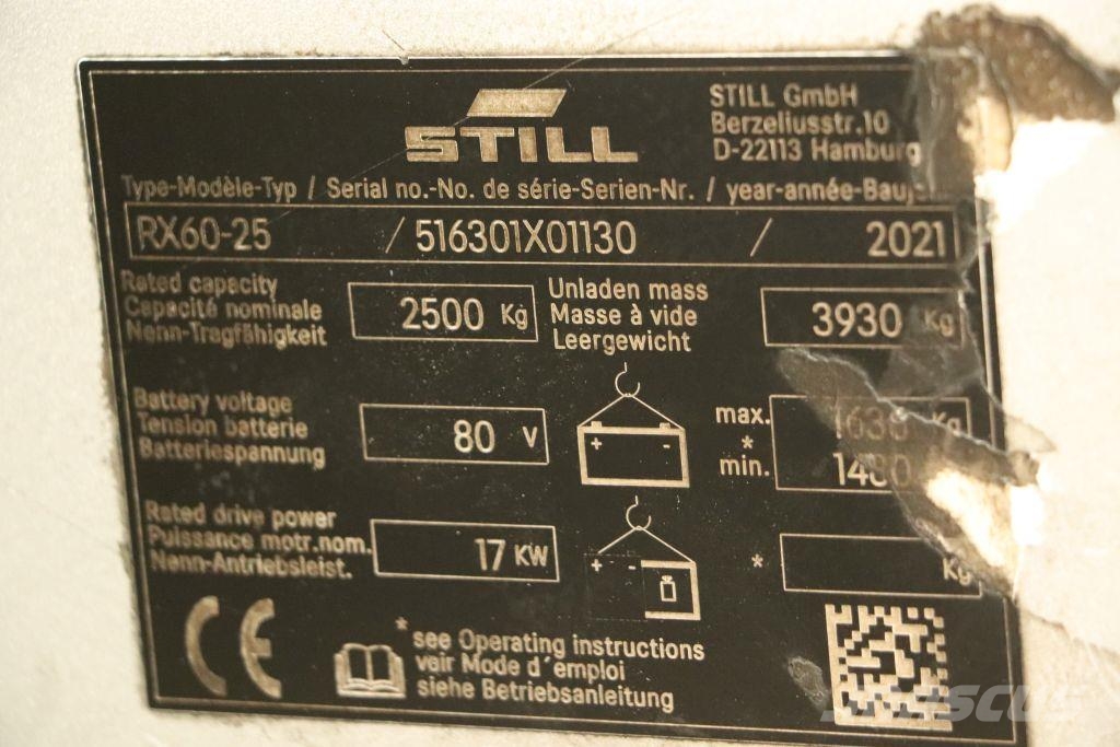 Still RX60-25 Carrelli elevatori elettrici
