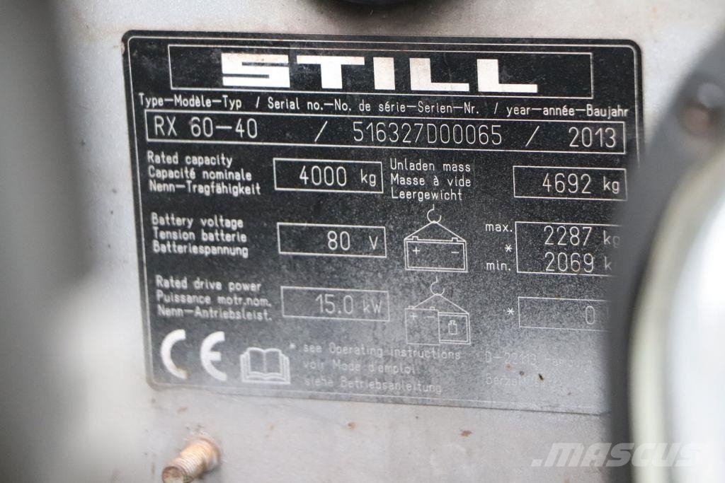 Still RX60-40 Električni viličarji
