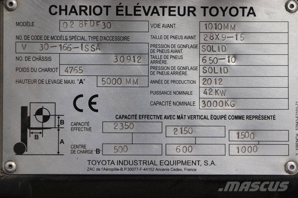 Toyota 02-8FDF30 شاحنات الديزل