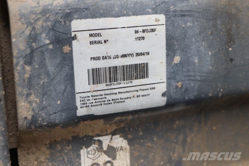 Toyota 06-8FDJ35F Πετρελαιοκίνητα Κλαρκ