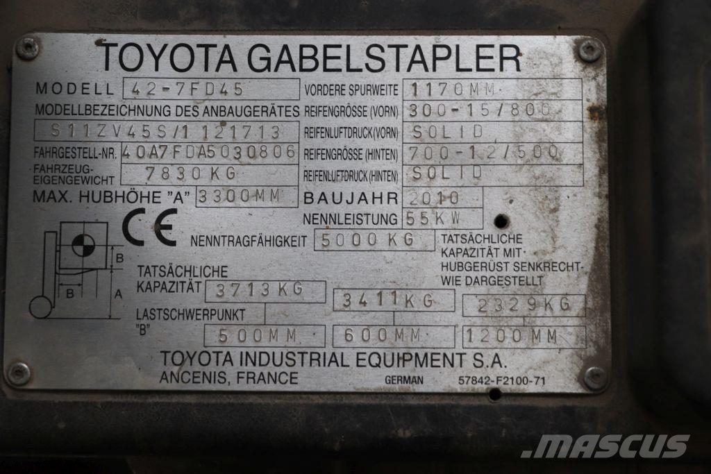 Toyota 42-7FD45 Diesel Stapler