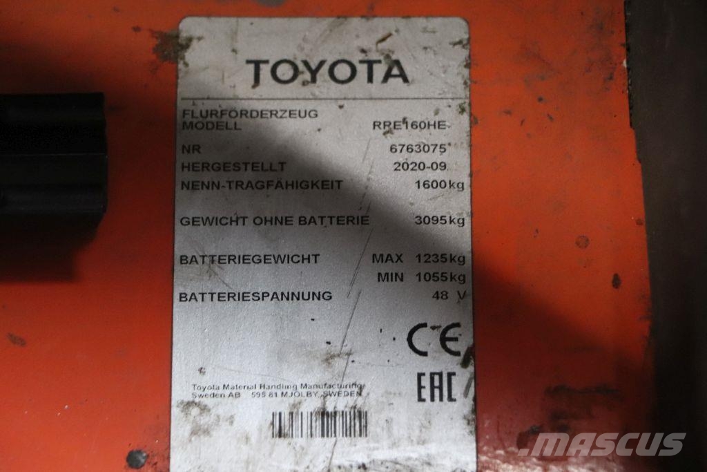 Toyota RRE160HE Viljuškari sa pomičnim stupom