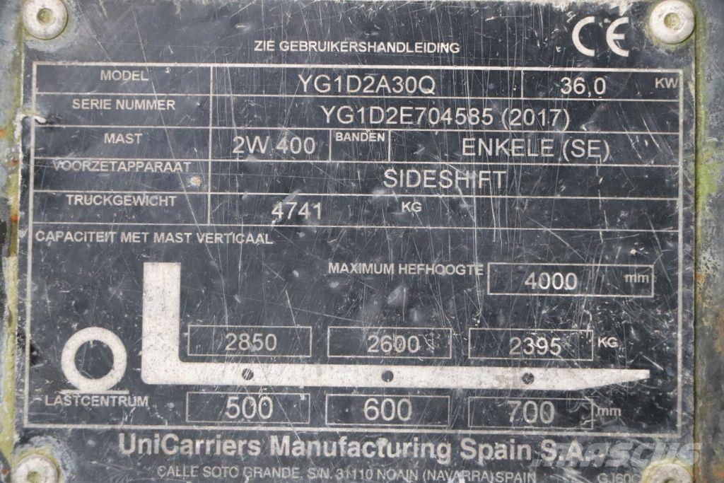 UniCarriers YG1D2A30Q Dízel targoncák