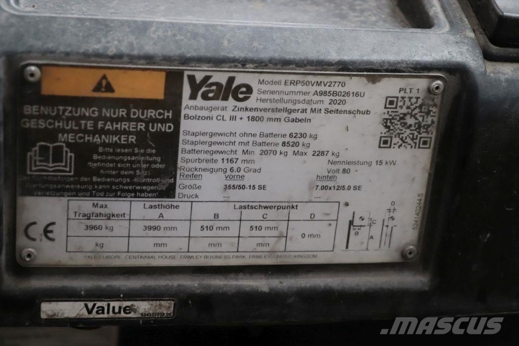 Yale ERP50VM Electric forklifts