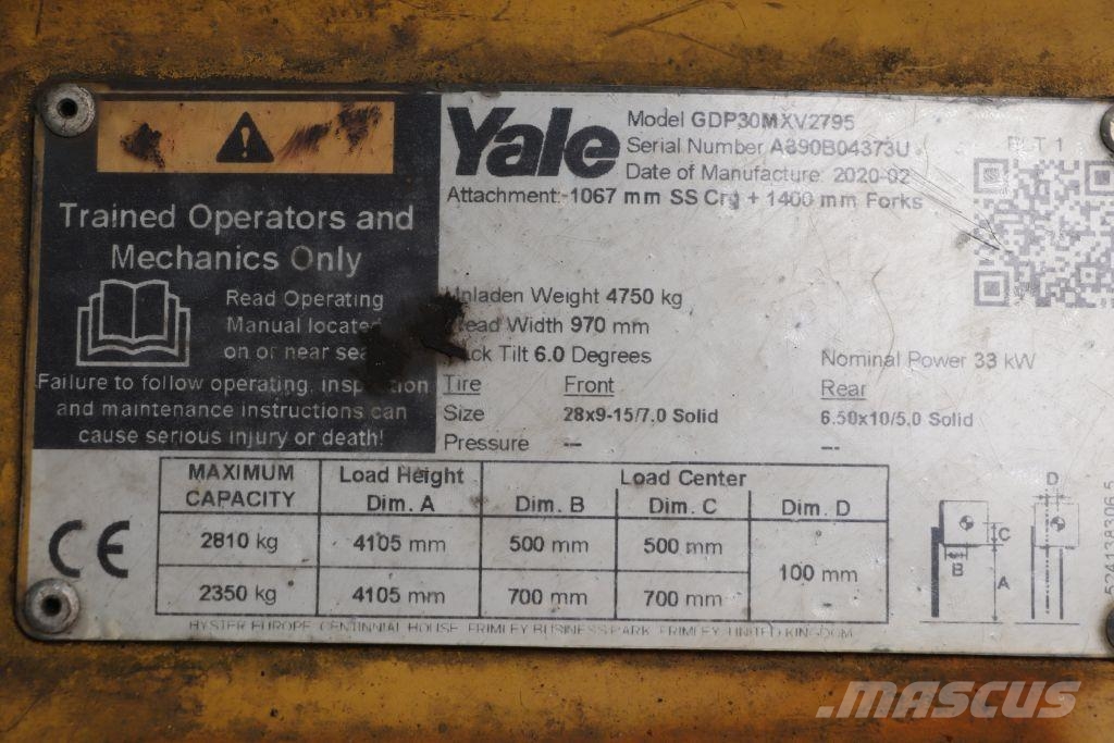 Yale GDP30MX Diesel Trucker