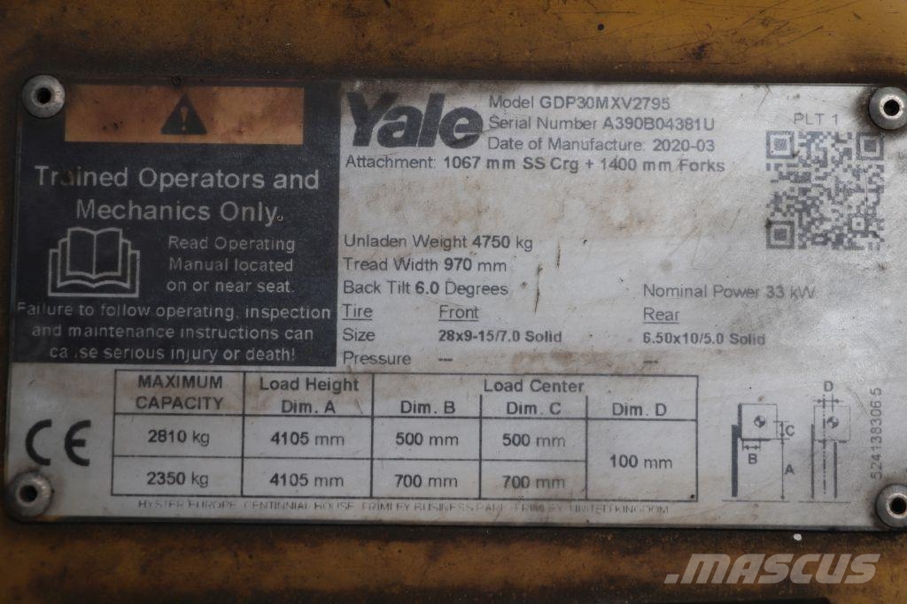 Yale GDP30MX Diesel Trucker