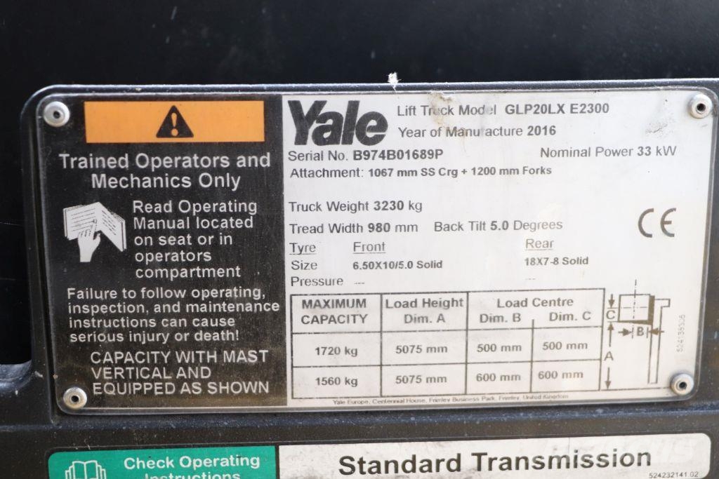 Yale GLP20LX Camiones LPG