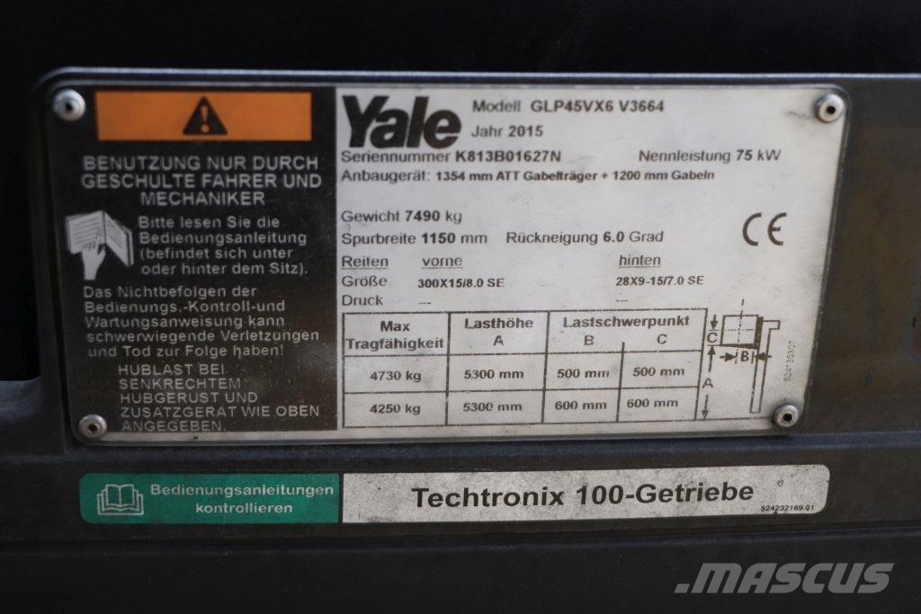 Yale GLP45VX6 Camiones LPG
