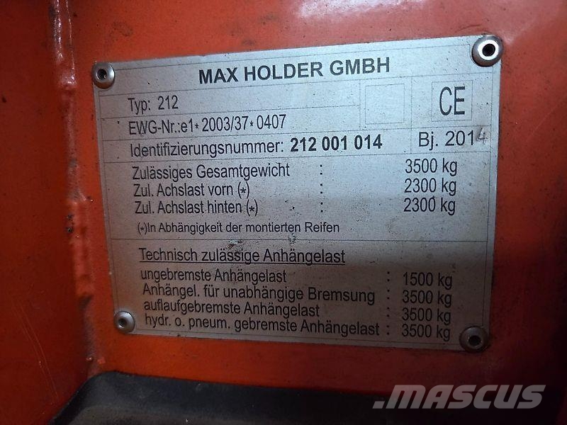 Holder 212 C270 Komunalna vozila
