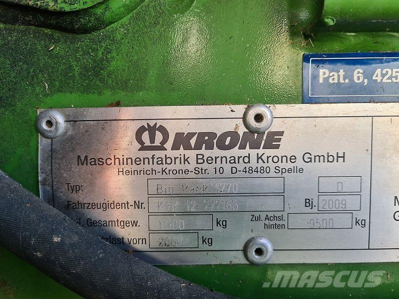 Krone Big Pack 1270 XC Square balers