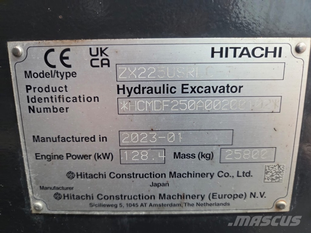 Hitachi ZX 225 USR LC-7 / Pyörittäjä, Novatron 3D, Ym! Raupenbagger