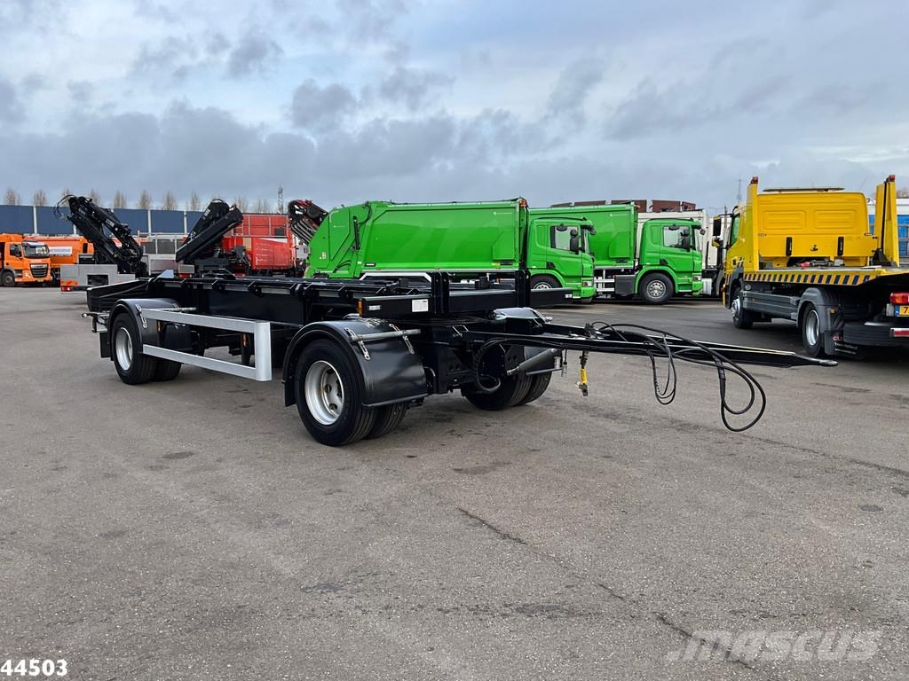 Noyens 2-assige containeraanhangwagen Remolques portacontenedores