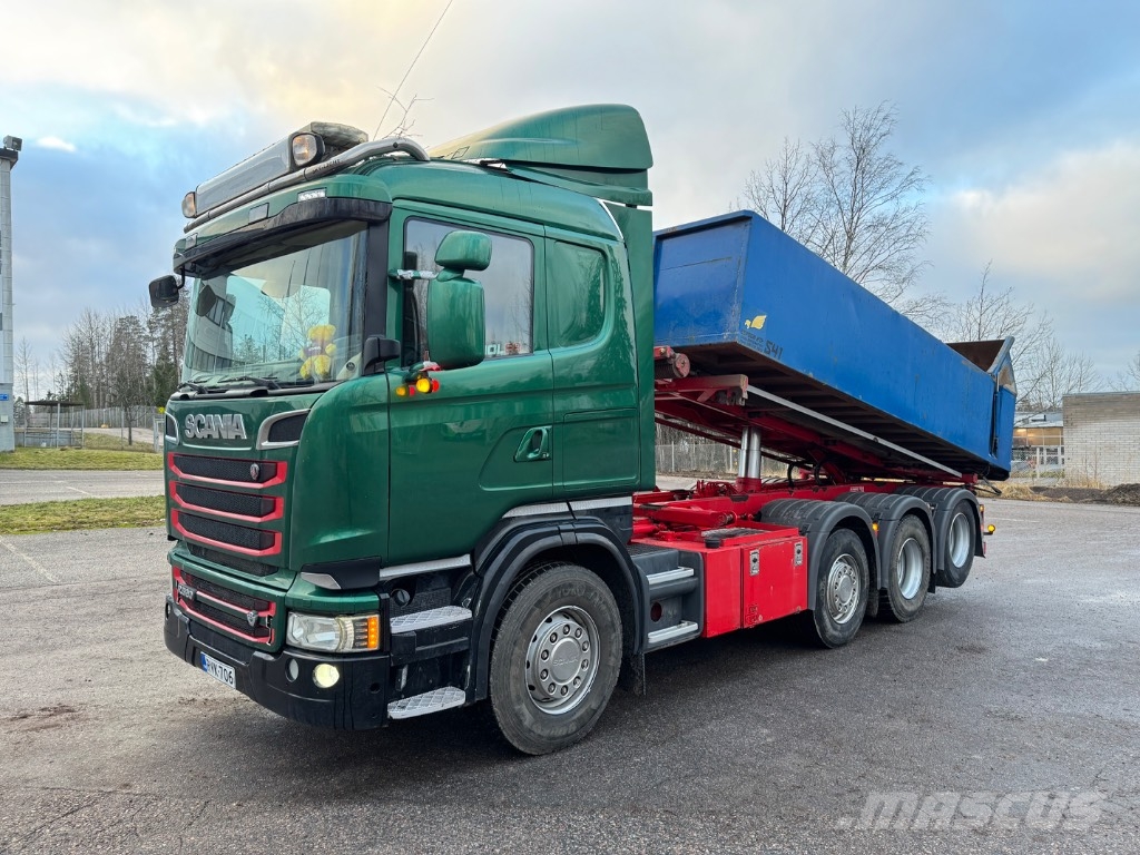 Scania R 520 8x2/4-4700 vaijeriauto Euro-6, 2014, Espoo, Suomija ...
