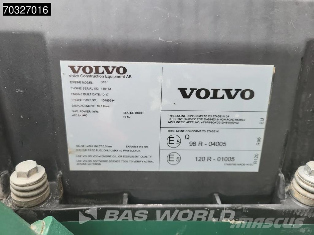 Volvo A60 H Full Service History - CE ساحبات مفصلية