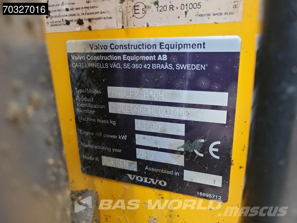 Volvo A60 H Full Service History - CE ساحبات مفصلية