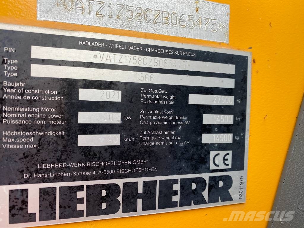 Liebherr L 566 Tekerlekli yükleyiciler