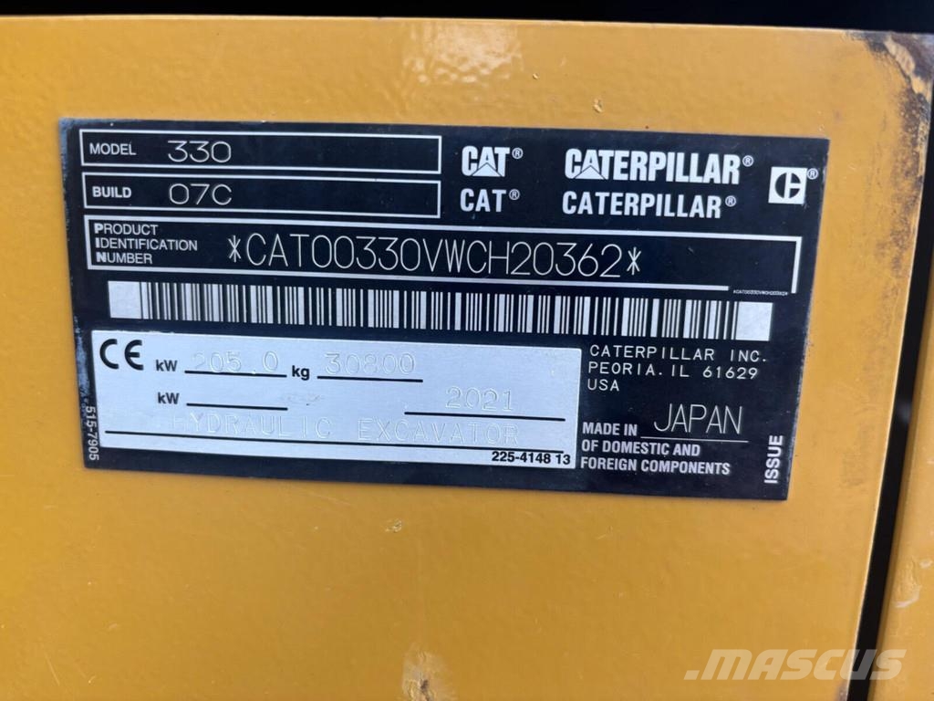 CAT 330-07C Pásové rýpadlá