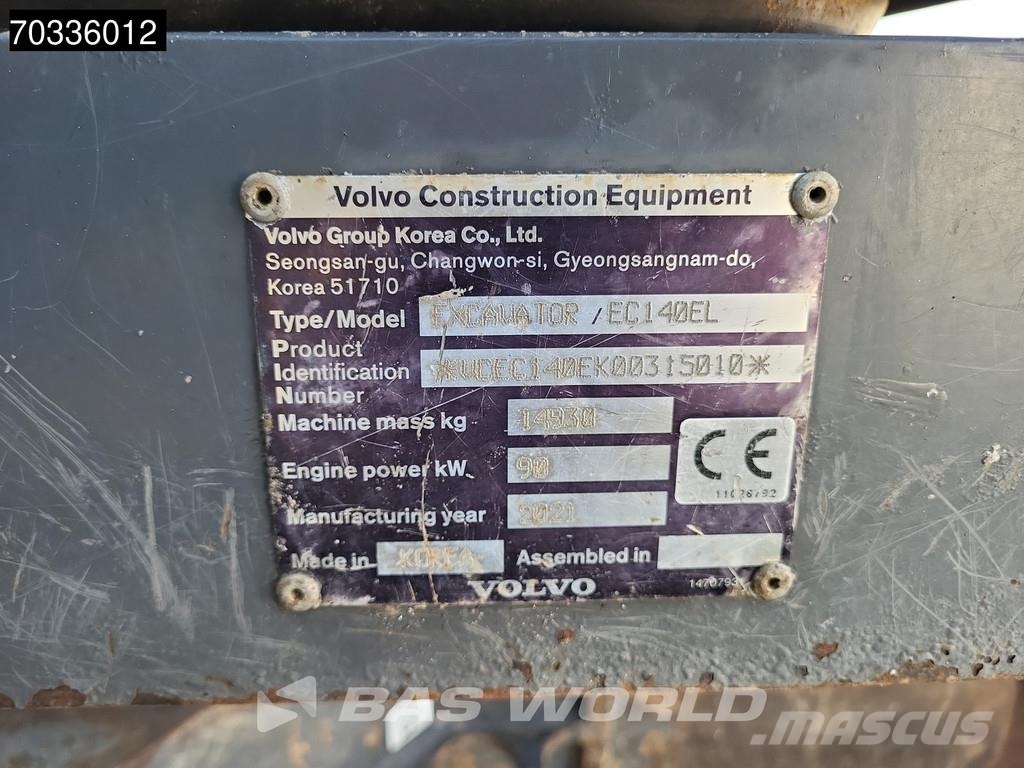 Volvo EC140 E L Excavadoras de cadenas