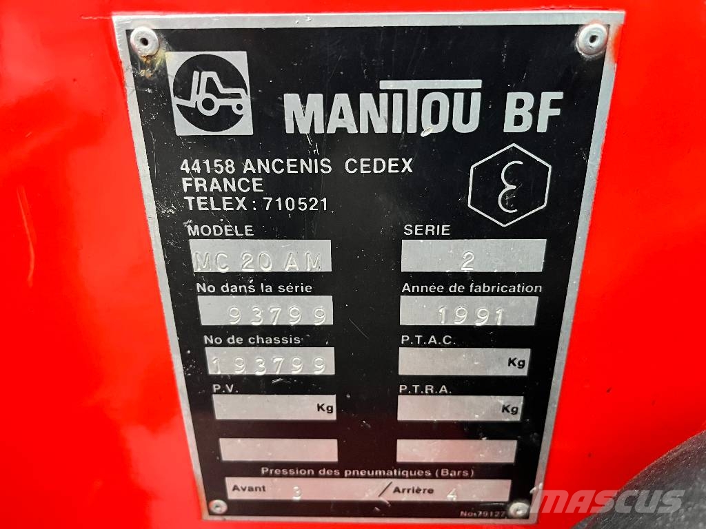 Manitou MC20AM 2WD V-4124 IO Камиони за херавни местности