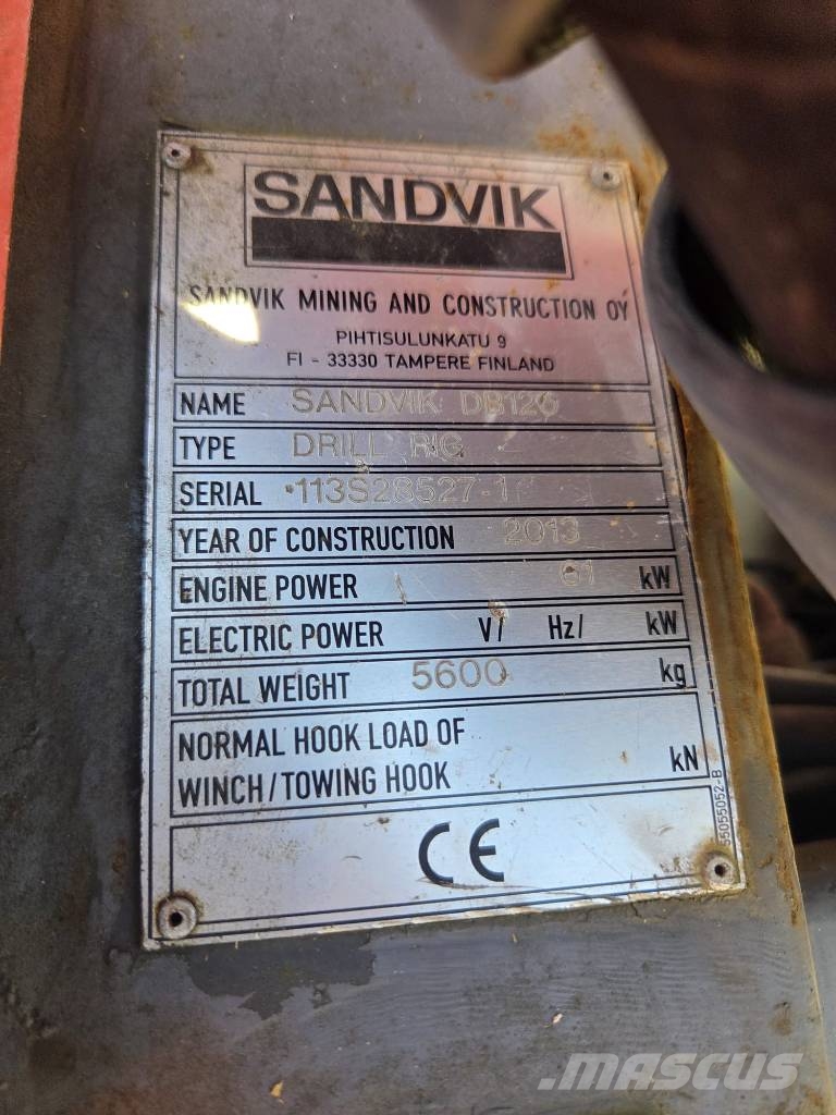 Sandvik DB120 Свердлильні установки