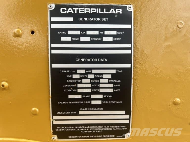 CAT SR4B - Overhauled - 194 kW - Arr. 109-3787 Otros Generadores