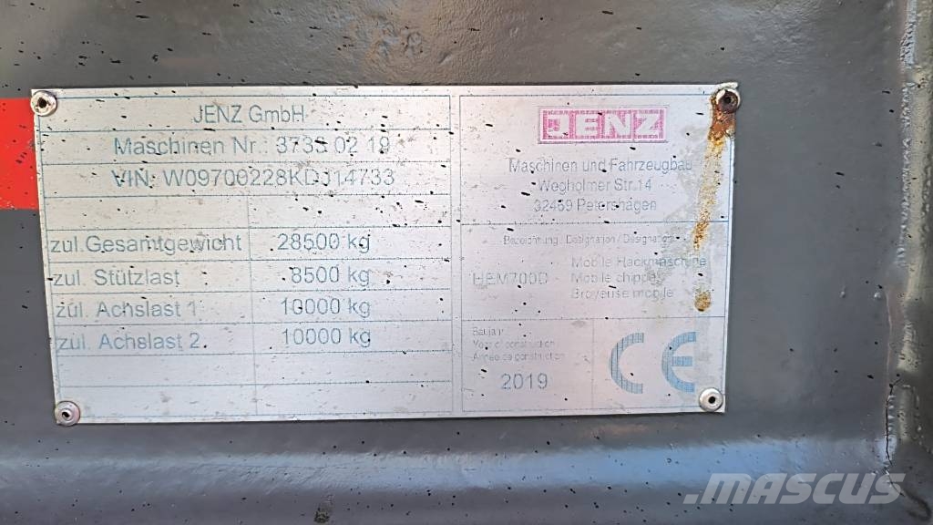 JENZ HEM700DL Broyeur de végétaux
