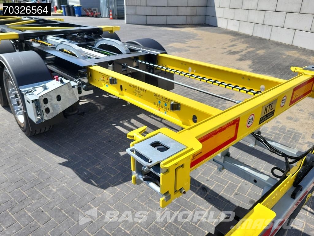 Orthaus CGS (Euro Slider 500) 3 axles Multi 45ft Lift Axle Containerchassis