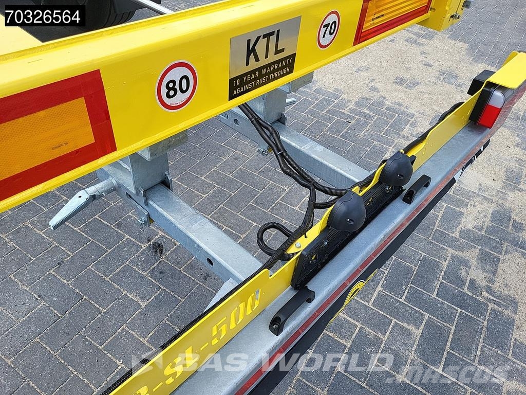Orthaus CGS (Euro Slider 500) 3 axles Multi 45ft Lift Axle Containerchassis