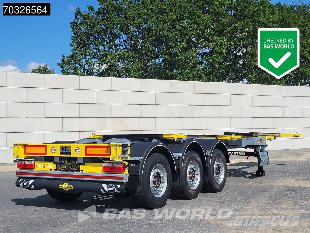 Orthaus CGS (Euro Slider 500) 3 axles Multi 45ft Lift Axle Semirremolques portacontenedores