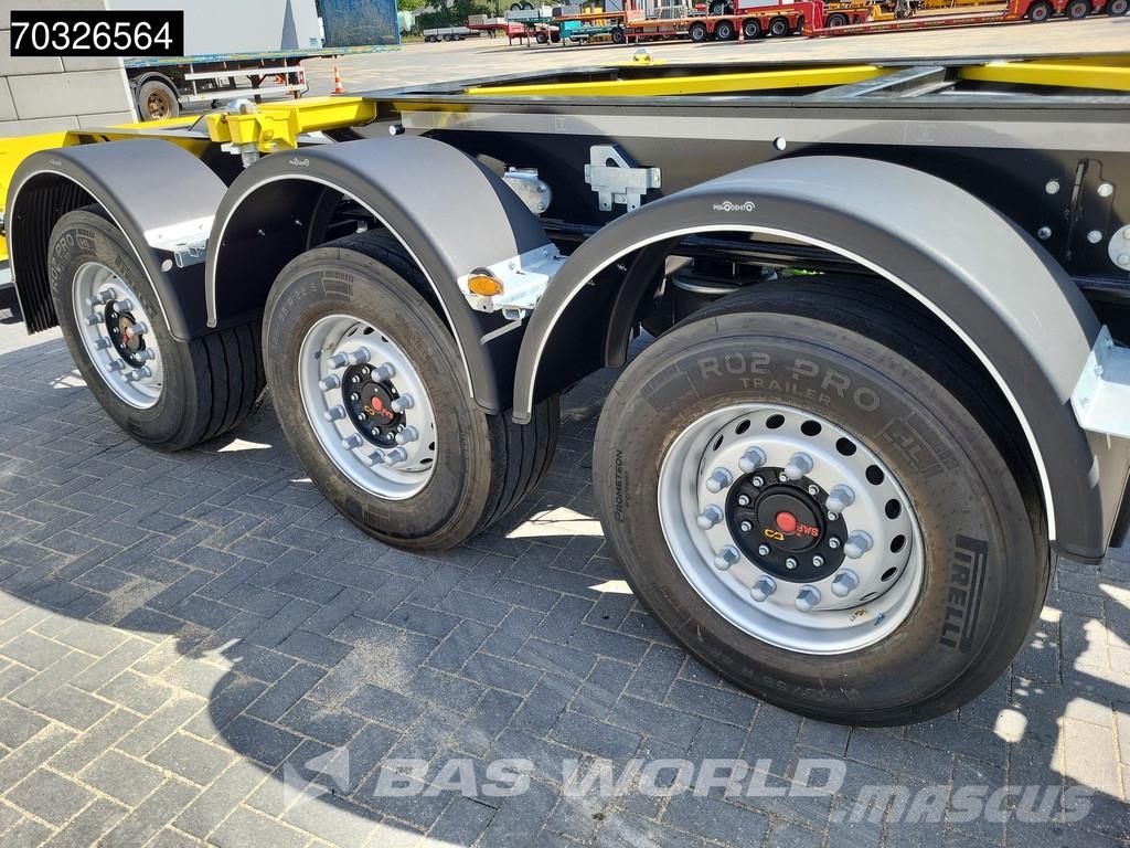 Orthaus CGS (Euro Slider 500) 3 axles Multi 45ft Lift Axle Semirremolques portacontenedores